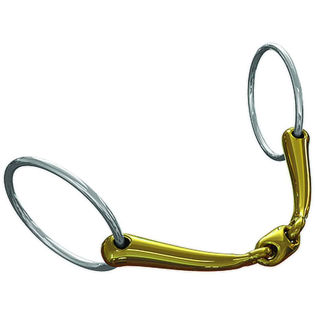 Neue Schule Tranz Angled Loose Ring Snaffle Bit