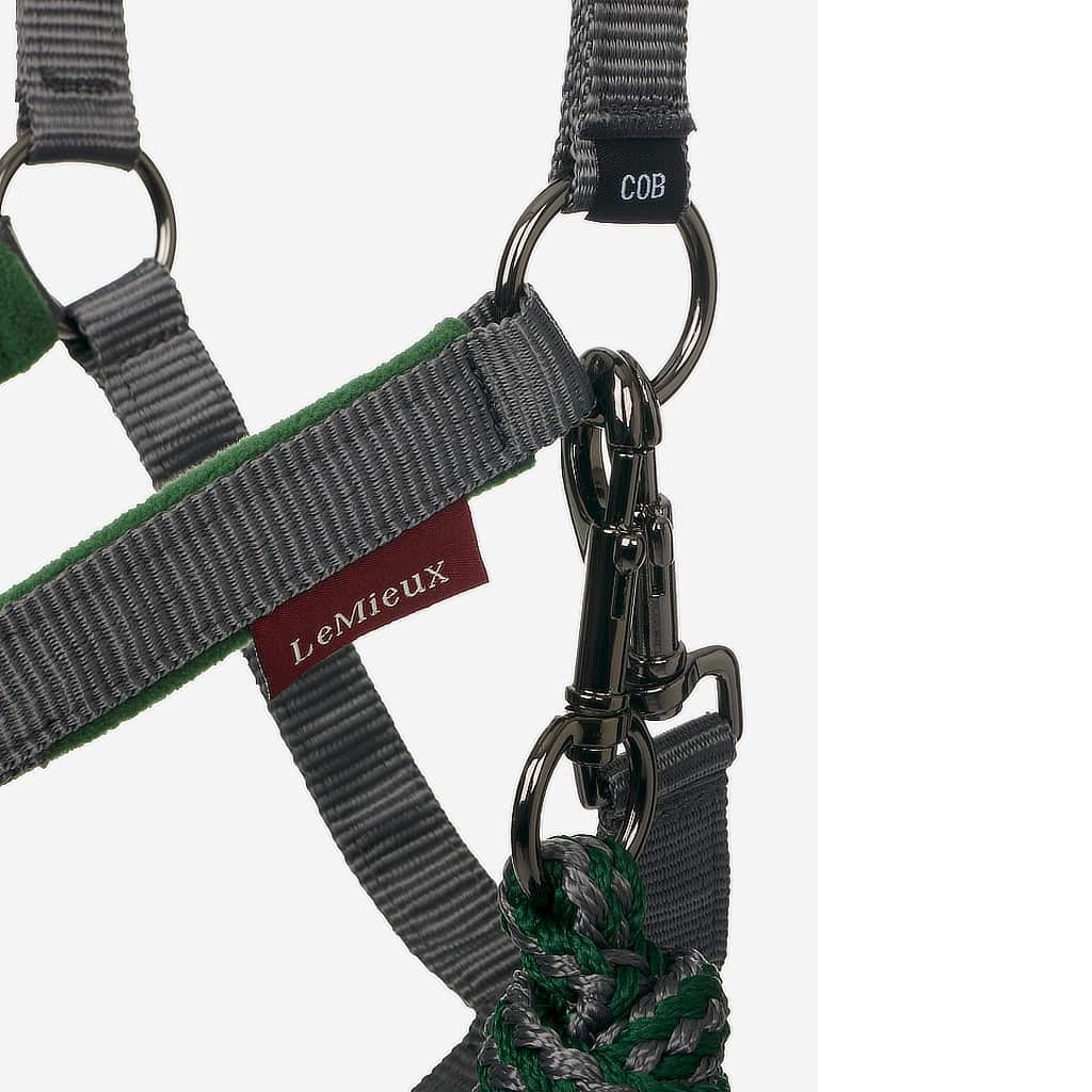 LeMieux Hunter Green Vogue Fleece Headcollar