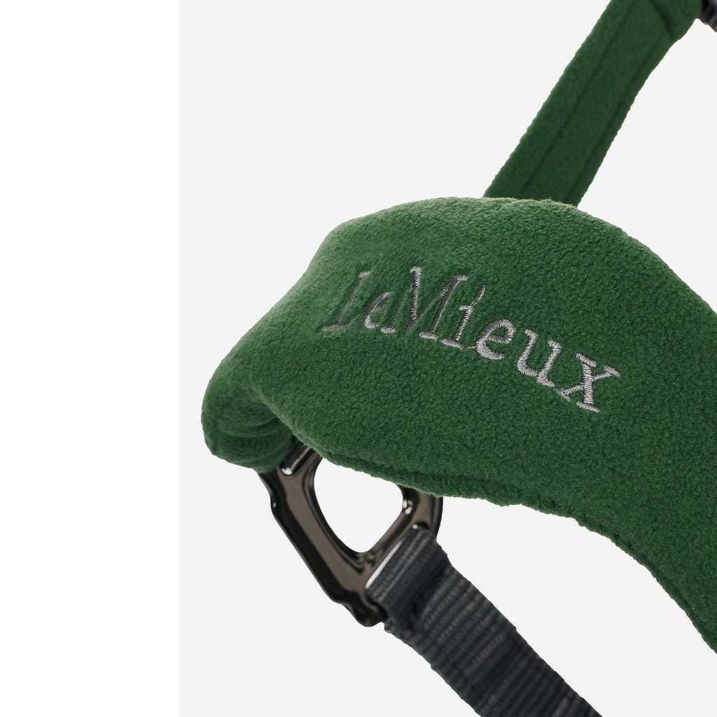 LeMieux Hunter Green Vogue Fleece Headcollar