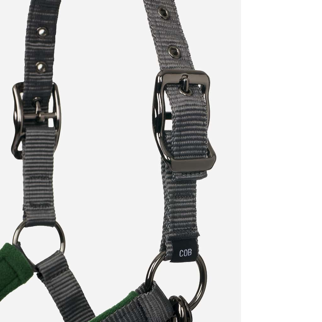 LeMieux Hunter Green Vogue Fleece Headcollar