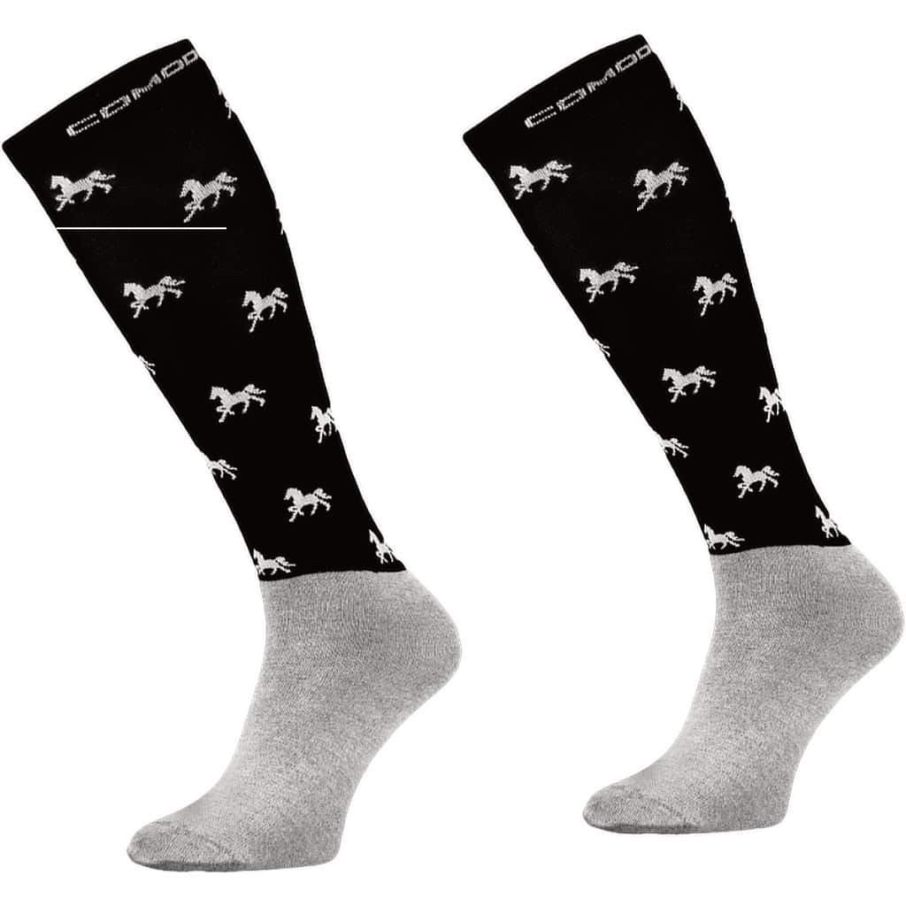 Technical Riding Socks with Horse Design