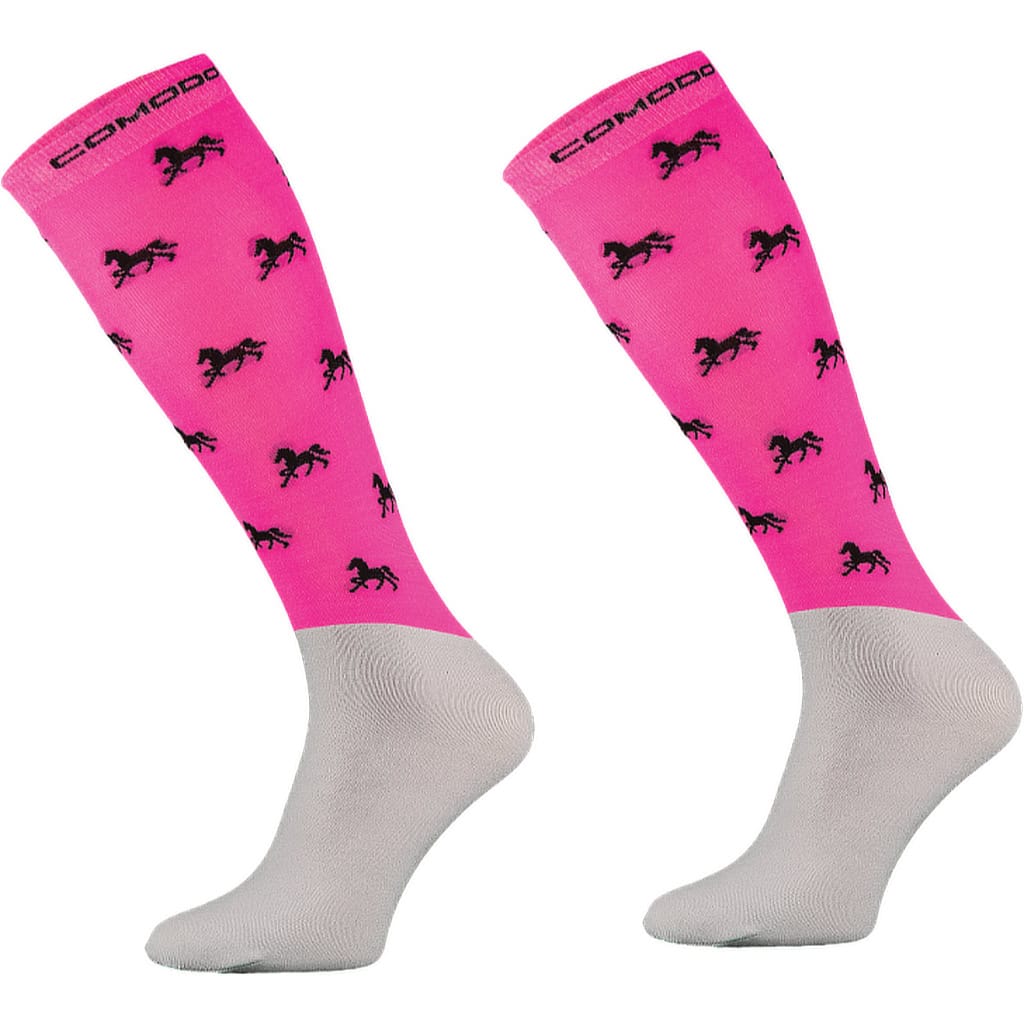 Technical Riding Socks with Horse Design